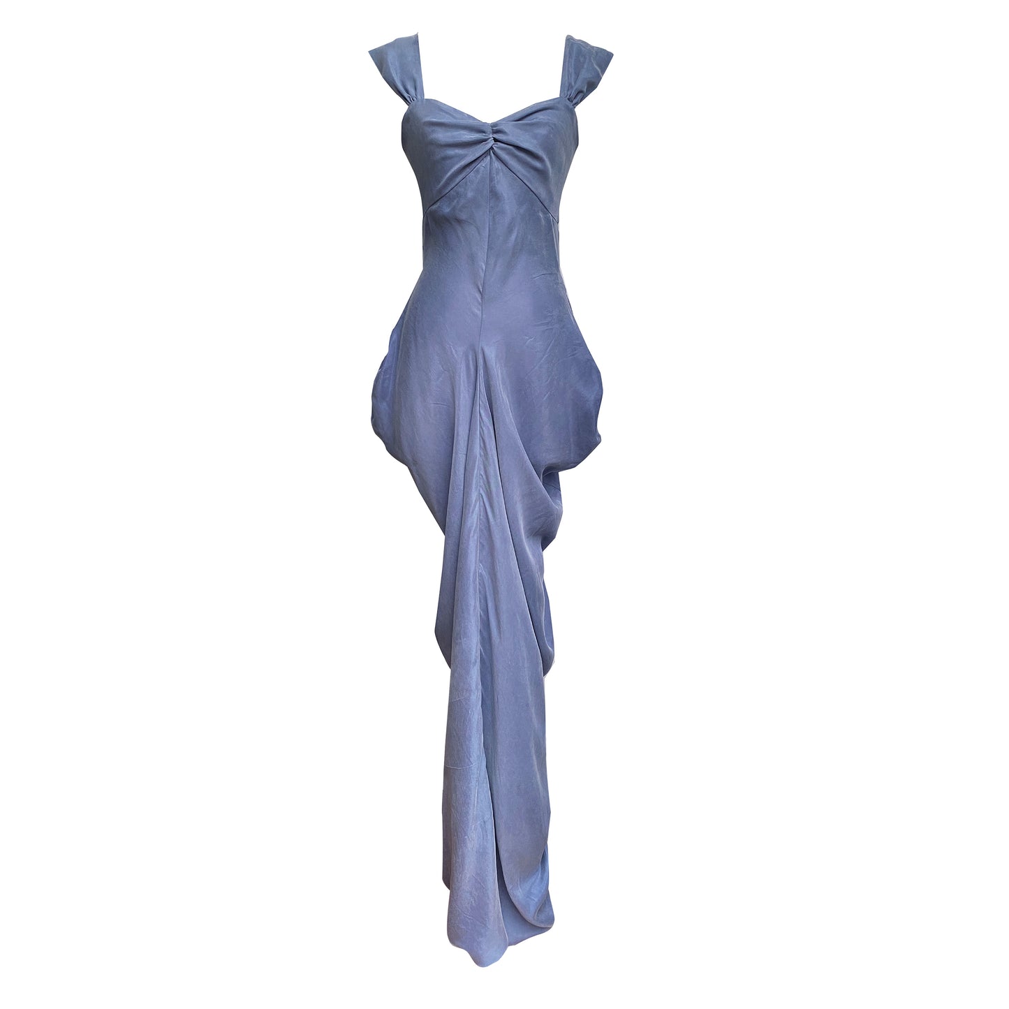 Dress with a knotted bust