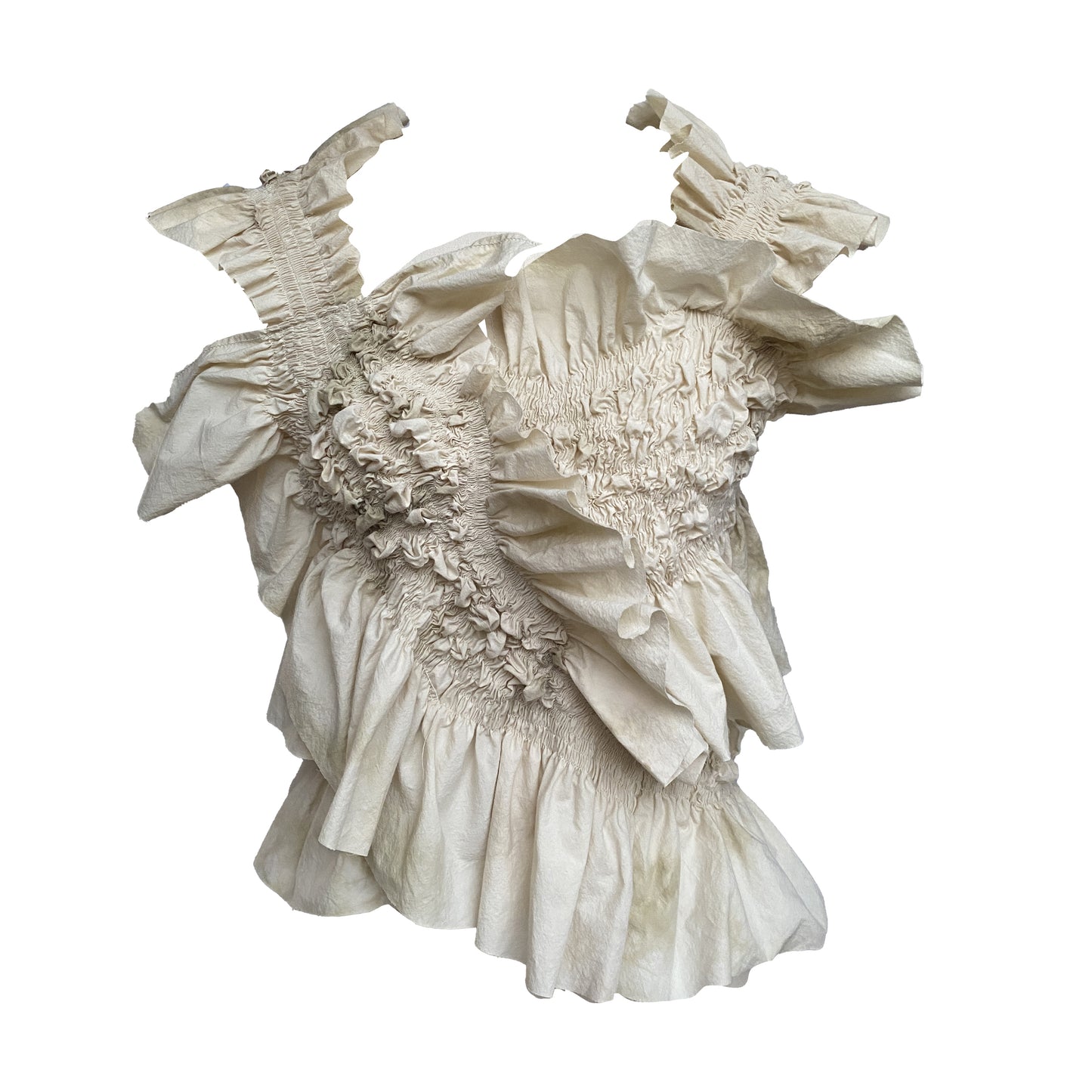 Paper cotton vest